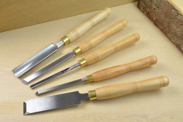 Ashley Iles Pole Lathe Woodturning Tools Set 1