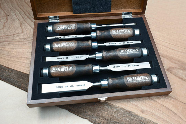 Narex 8105 Bevel Edged Chisels Boxed Set a