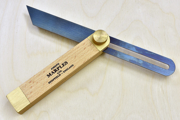 Marples Beech Thumbscrew Sliding Bevel 9" with Brass Tips Marples Beech Thumbscrew Sliding Bevel 9" with Brass Tips