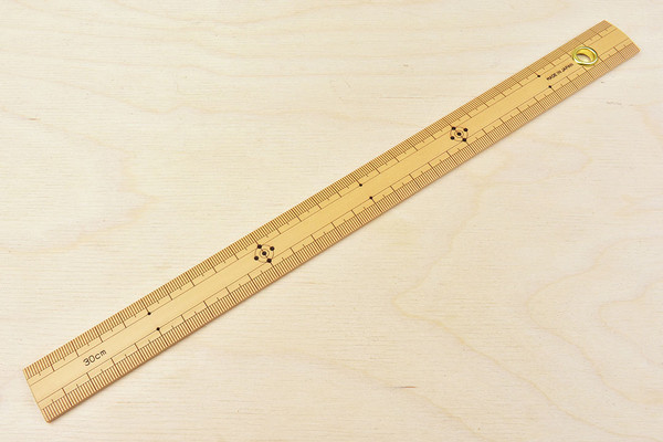 Shinwa 30cm Bamboo Rule