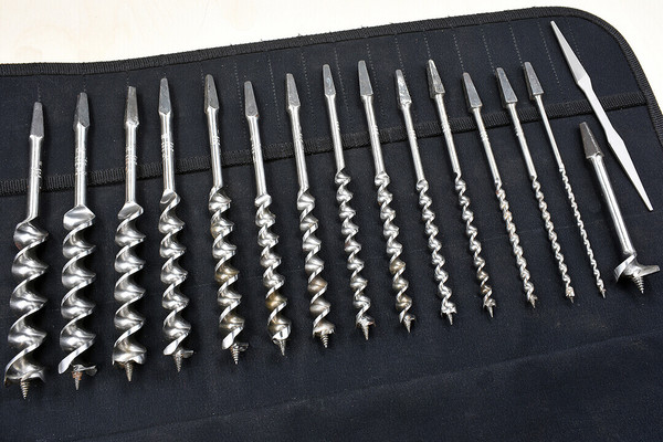  8 of 1596 Ridgway Jennings Pattern Auger Bits Set of 14+ AG107