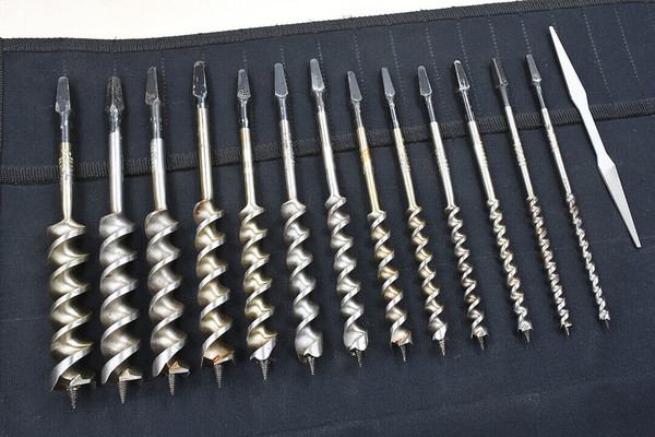 4 of 1596 Stanley RJ100 Jennings Pattern Auger Bits Set of 13 AG111