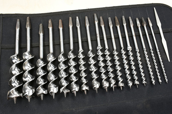Snells Jennings Pattern Auger Bits Set of 17 AG118