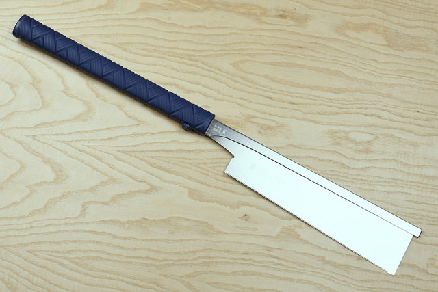 Gyokucho Japanese TPE Blue Hard Ryoba Saw | Workshop Heaven