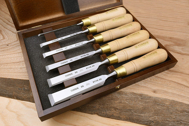 Set De 6 Burins Narex 8116 - 26,20,16,12,10,6 Mm - Neuf Sans Boîte