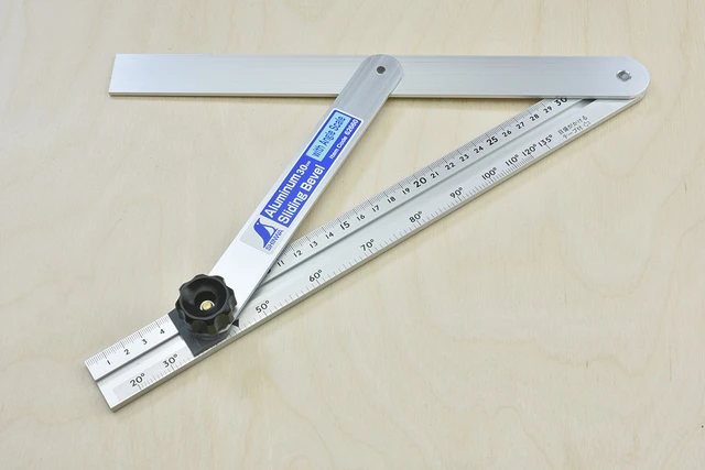 Rapporteur D’angle Shinwa N°19 – Acier Inoxydable – 0-180° – Tête Ronde – Précision