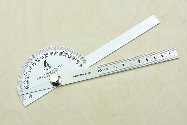 Stainless Steel Multi-Angle Protractor – Adjustable Corner Angle Finder For Construction, Woodworking & DIY (Long Version)