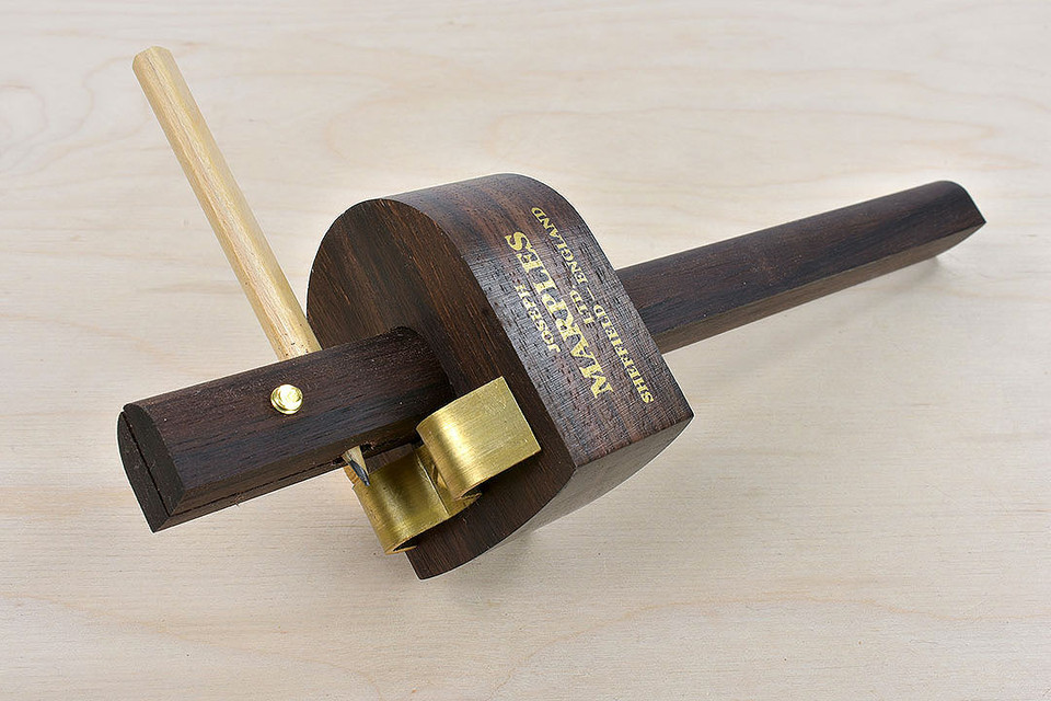 Marples Rosewood Pencil Gauge with Curve Scribing Attachment