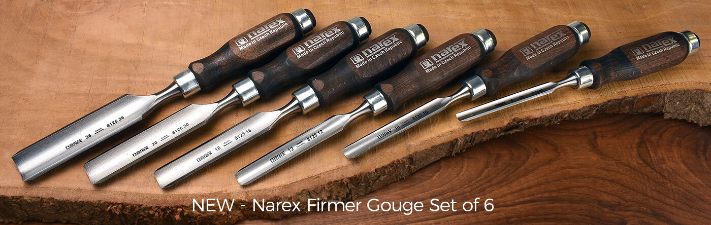 Narex Firmer Gouge set of 6