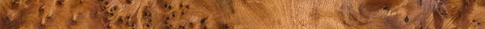 Thuya burrs (Tetraclinis articulata), from the tree root, originate from the Atlas mountain region, mainly Morocco. The grain is predominantly swirled and irregular with a fine to medium texture and lovely natural lustre.