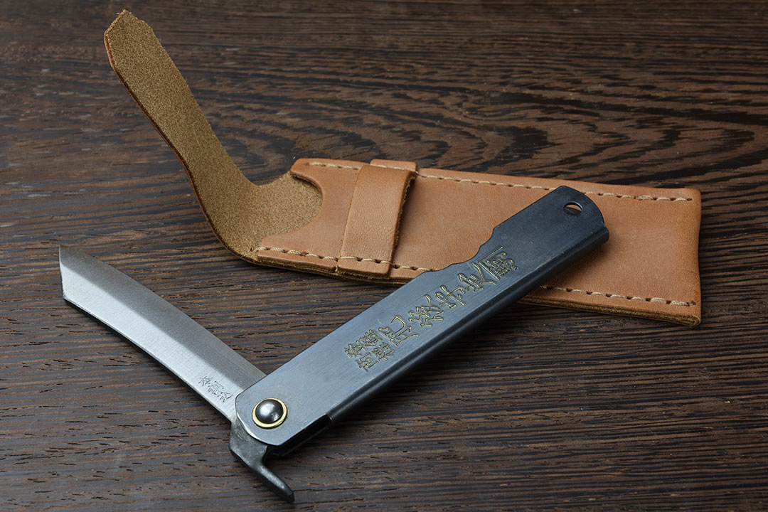 Higonokami Standard Folding Pocket Knife +FREE Leather Pouch