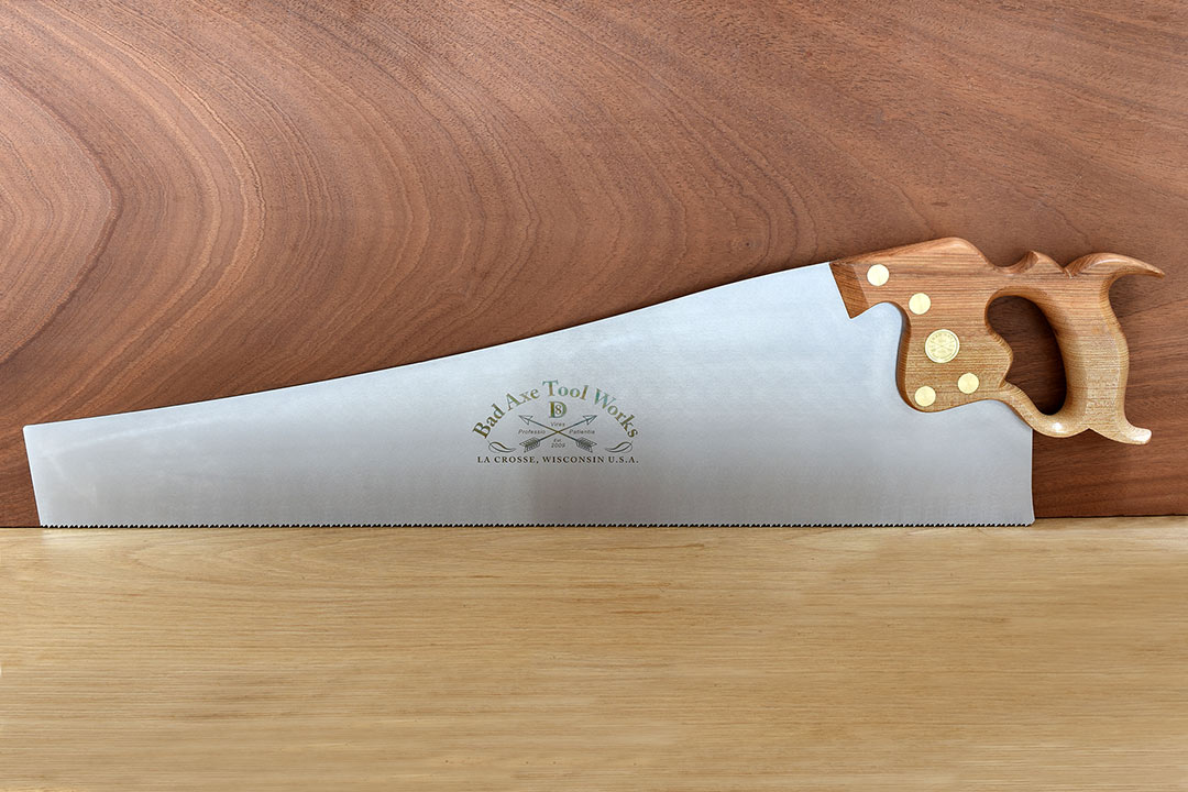 PUR hand cutworkベスト Bad Axe D8 Handsaw 'Henry Disston' 24