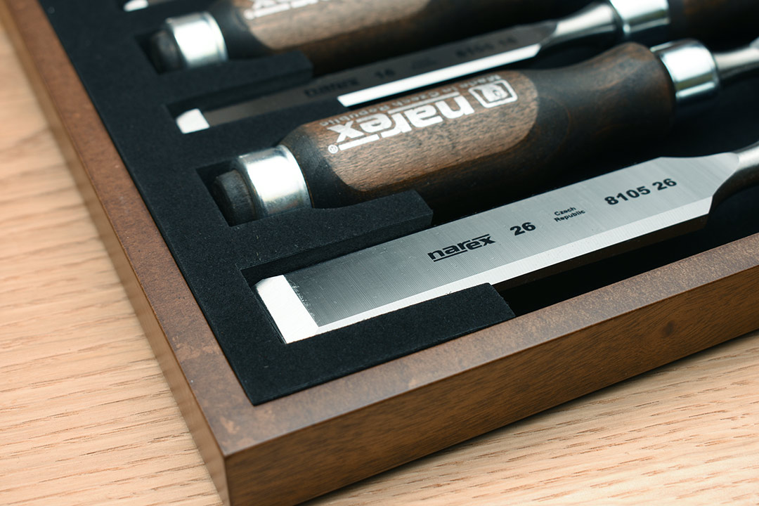 Narex 8105 Bevel Edged Chisels Boxed Set | Workshop Heaven