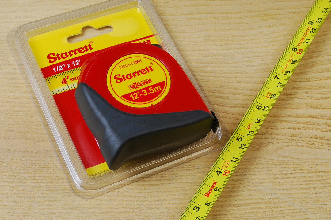 Starrett KTX12-12ME-N Exact Pocket Tape Measure | Workshop Heaven