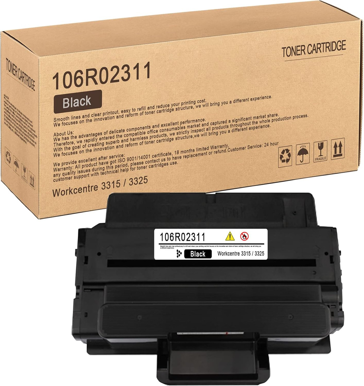 106R02311 Toner Cartridge Replacement for Xerox 3315 3315DN