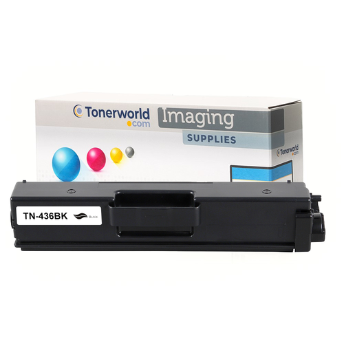 Compatible TN436BK Black Toner (Jumbo Yield)