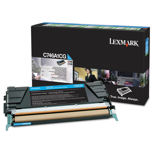 Lexmark C746A1CG Cyan Toner (Standard Yield)