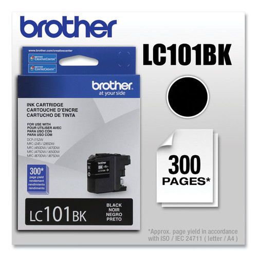 Brother LC101BK Black Ink (Standard Yield)