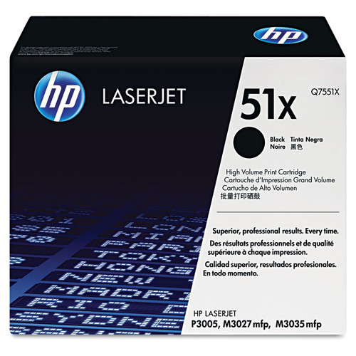 HP HP Q7551X Black Toner (Standard Yield)