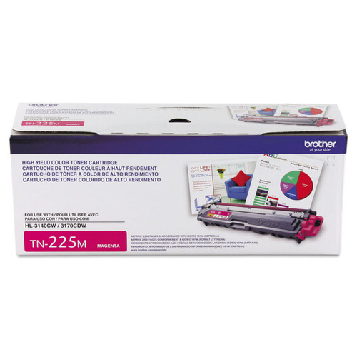 Brother TN225M Magenta Toner (High Yield) 2 Pack