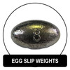 Texas Rigs - Egg Slip Weights - 400 lb Monofilament Line