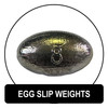 Texas Rigs - Egg Slip Weights - Vinyl Coated Stainless Line