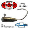 1/2 oz Tapered tube jig heads for standard size 2.75" to 4" tubes