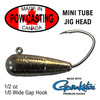 1/2 oz Tapered tube jig heads for standard mini 1.75" to 2.75" tubes