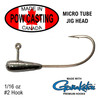 1/16 oz Tapered tube jig heads for standard micro and pan fish tubes