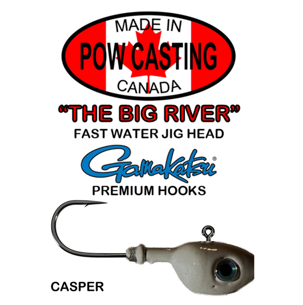 Big River Jig Heads (2 Pack) - Tequila Sunrise - 3/8 to 1 1/8 oz