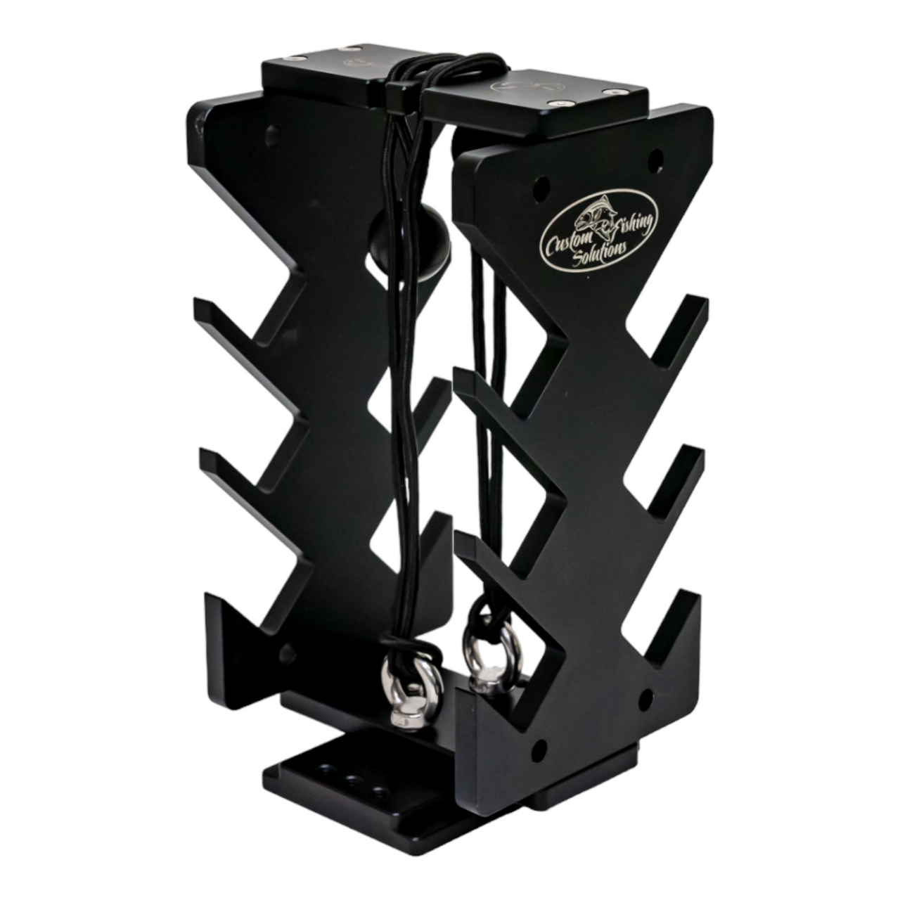 Custom Fishing Solutions - 6 Planer Board Rack - Black