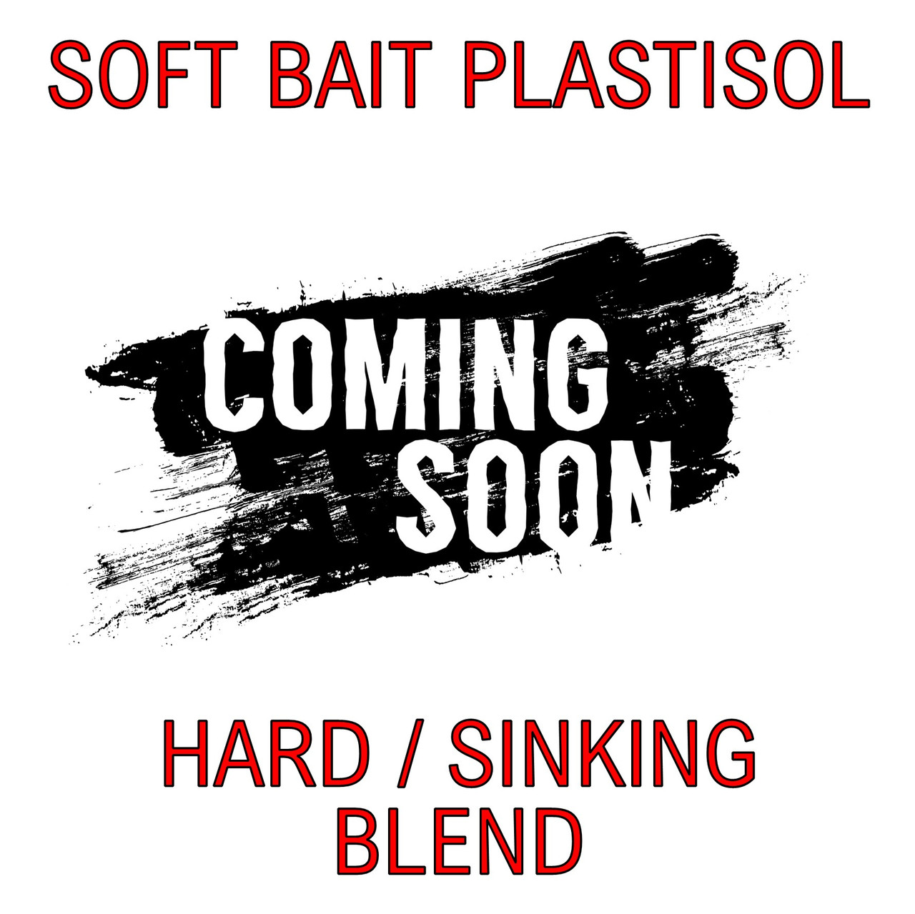 SOFT BAIT PLASTISOL - HARD / SINKING BLEND