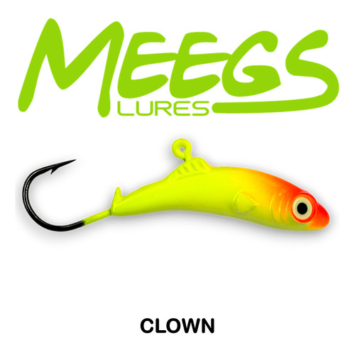 【メ1010-09】Clown MEEGS LURES Products - POW CASTING