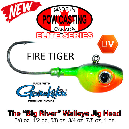 JIG HEADS - BIG RIVER JIG HEADS - POW CASTING
