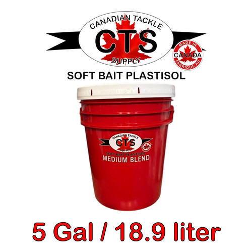 SOFT BAIT PLASTISOL - 5 GAL (18.9 lit)