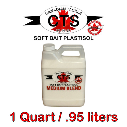 SOFT BAIT PLASTISOL - 1 Quart (.95 lit)