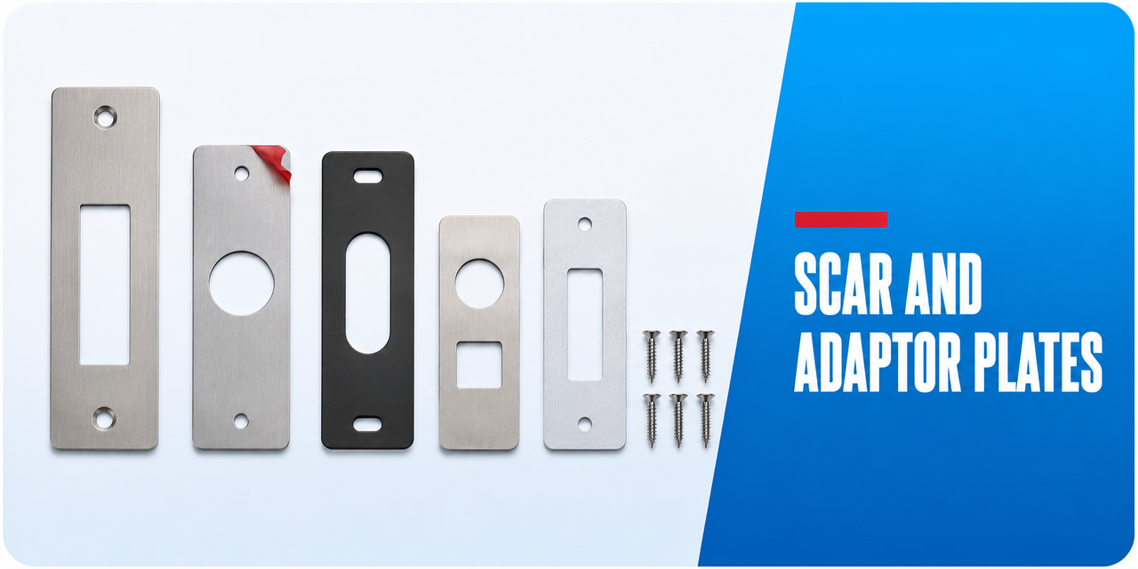 Scar & Adaptor Plates for Smart Locks