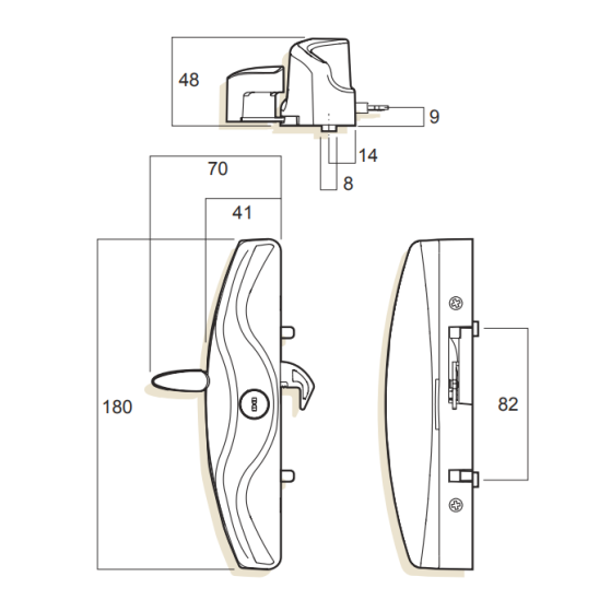 Lawson Line Lever Dimensions