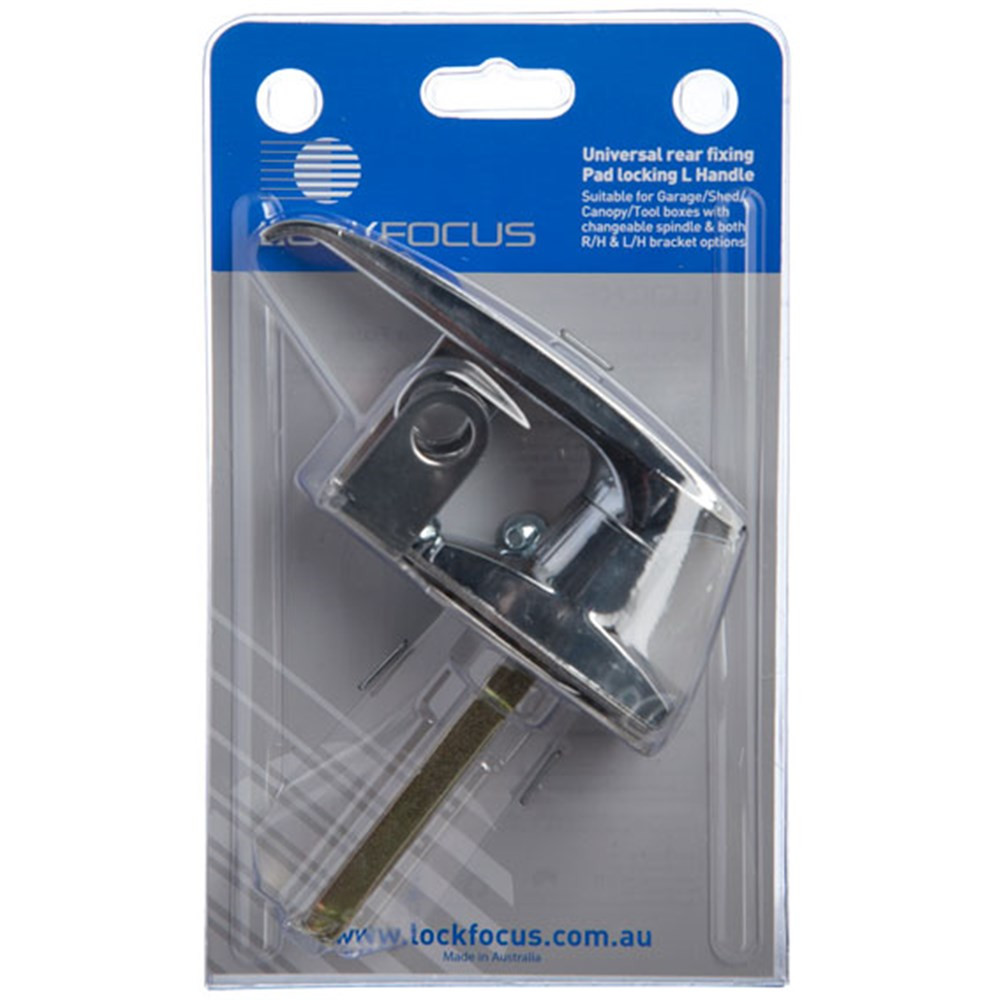 Lock Focus L Handle – Display Pack – Chrome Plated