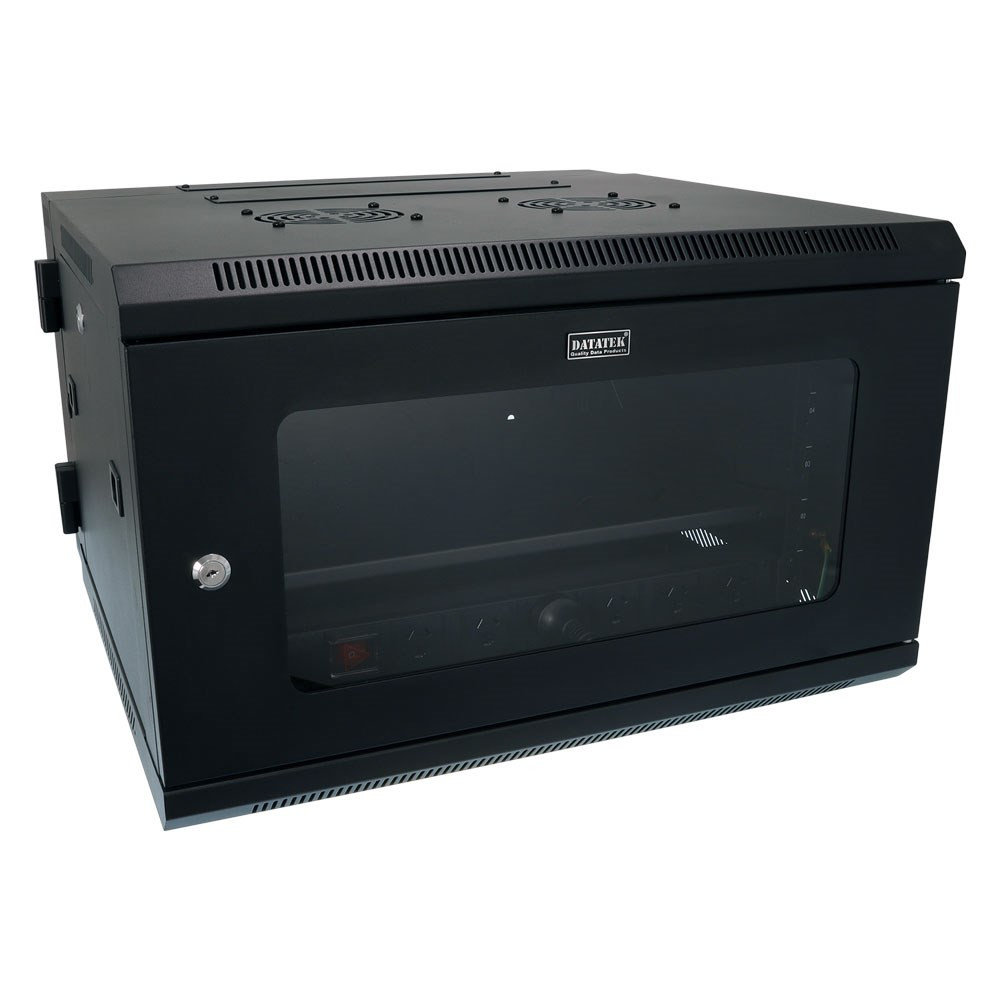 Datatek 6RU 600mm Swing Frame Wall Mount Data Cabinet SFPs Series 600W ...