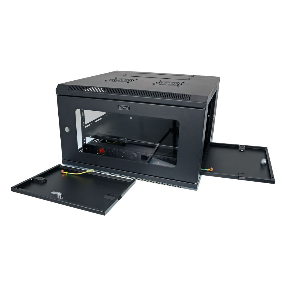 Datatek 6RU 600mm Swing Frame Wall Mount Data Cabinet SFPs Series 600W ...