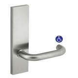 Dormakaba Furniture Square End Plate Concealed Fix with Lever - Satin Stainless Steel