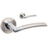 Zanda Luxe Passage Set, inc 1131 Latch - Brushed Nickel - Chrome Plate Zanda Luxe Passage Set, inc 1131 Latch - Brushed Nickel - Chrome Plate