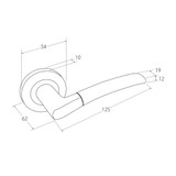 Zanda Luxe Entrance Set 10014.4 (70mm Key/Turn)