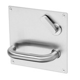 Kaba Furniture Plate with Lever #20 - Satin Stainless Steel