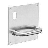 Kaba Furniture Plate with Lever #20 - Satin Stainless Steel