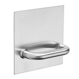 Kaba Furniture Plate with Lever #20 - Satin Stainless Steel