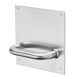 Kaba Furniture Plate with Lever #20 - Satin Stainless Steel