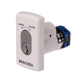 Lock It Well Oval Series Key Switch - Cream - 4 Switch Functions Available