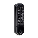Lock Focus Nimbus Electronic Cam Lock with Key Override - Black